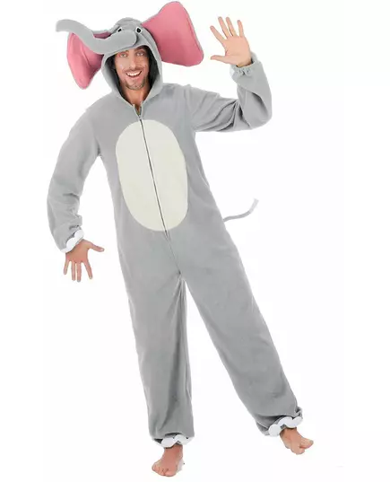 Gray elephant costume for men