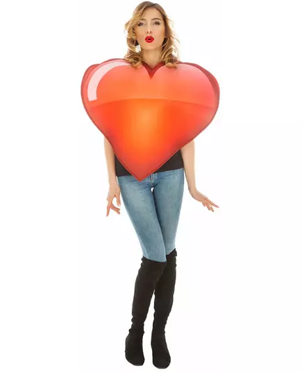 Adult Heart Emoji Costume