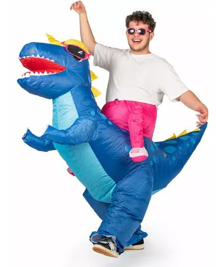 Oppblåsbart dinosaurkostyme for voksne