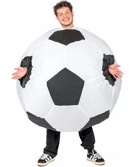 Oppblåsbart fotballkostyme for voksne