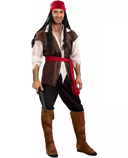 Plus size pirate costume for men