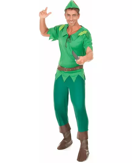Green Neverland Man Costume, Size: Medium