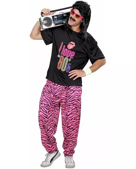 Herre I love 80-talls joggedress, Størrelse: Medium/Large