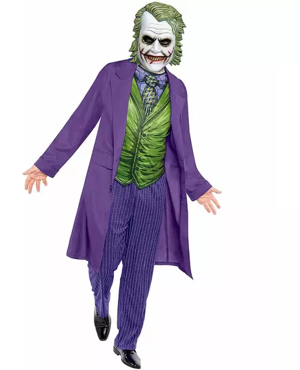 Klassisk Joker-kostyme for menn, Størrelse: Medium