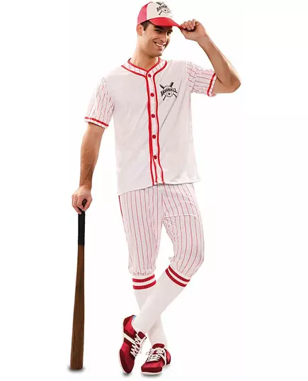 Baseballspillerkostyme for menn