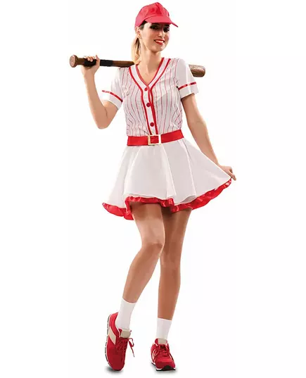 Baseballspillerkostyme for kvinner