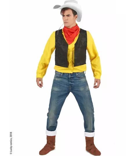 Lucky Luke adult costume, Size: Medium