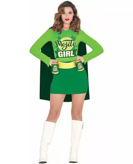 Mojito Girl costume for women, Size: Medium (38-40)