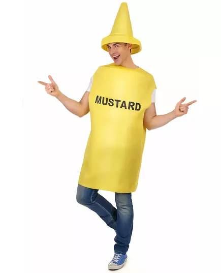 Adult mustard pot costume