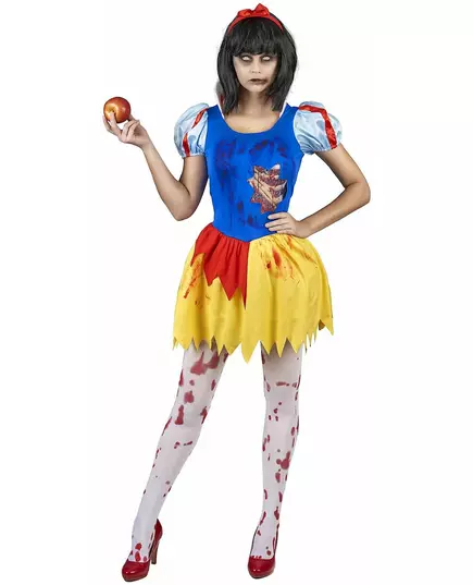 Poisoned princess costume in blood for women, Size: Small
