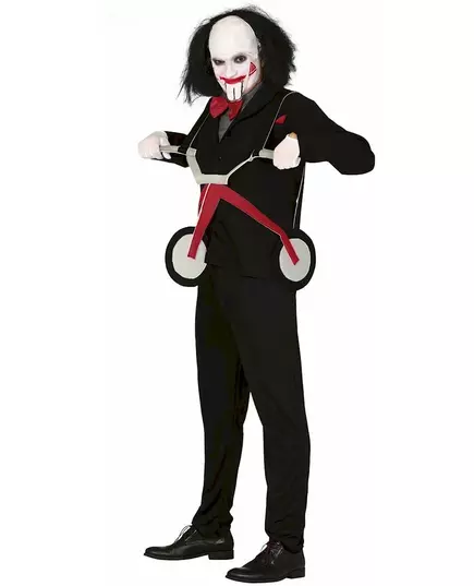 Men's psychopath tricycle costume, Size: Medium (48-50)