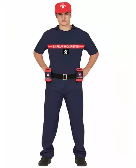Adult tipsy firefighter costume