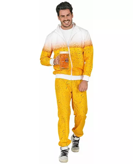 Adult beer tracksuit costume
