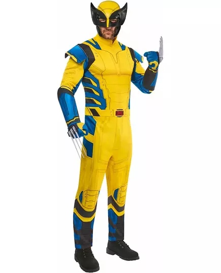 Voksen standard Wolverine-kostyme, Størrelse: Large