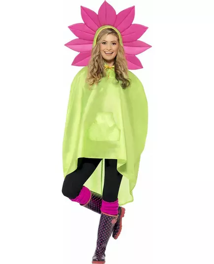 Blomsterponcho for voksne