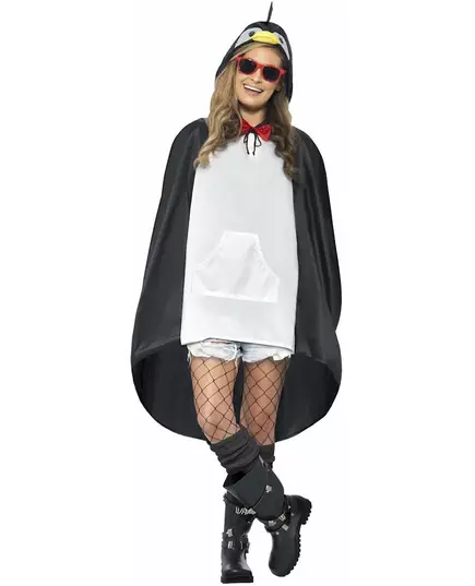 Voksen pingvinponcho