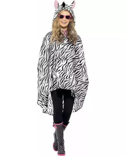Sebraponcho for voksne
