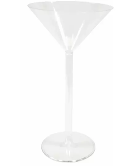 Plast maxi martini glassvase med fot, 46 cm