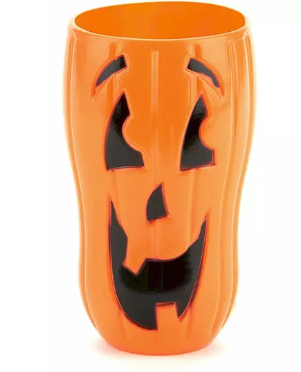 50 cl smilende gresskar plastglass