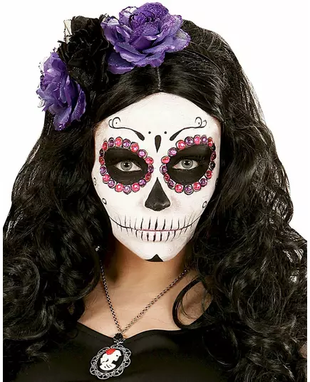 40 voksne lilla og rosa rhinestones Dia de los muertos