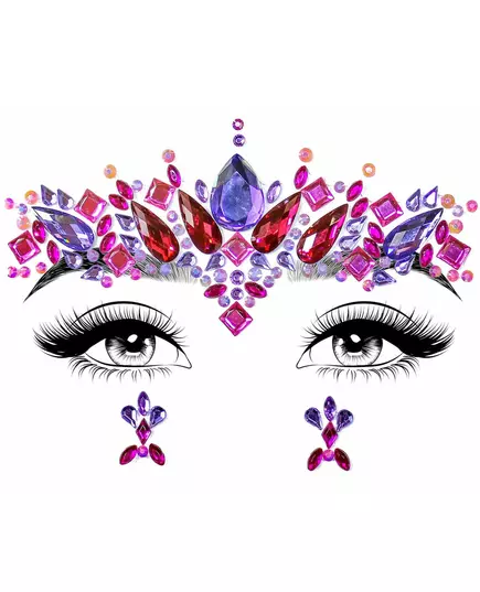 Elektra adhesive face jewels