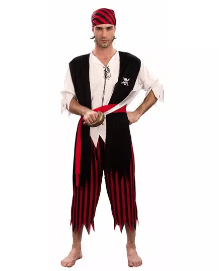 Men's corsair pirate costume, Size: Small