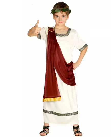 Romersk keiserkostyme for gutter, Størrelse: 9 år (125–135 cm)