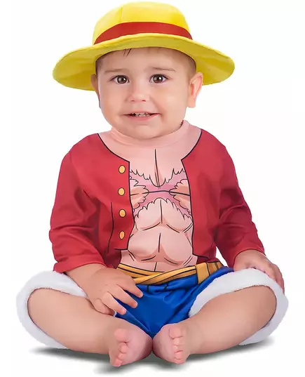 Luffy One Piece Costume for Baby, Size: 1-2 years (80 - 92 cm)