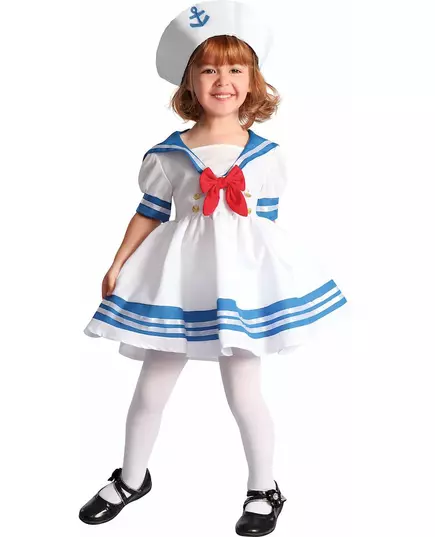 Sailor costume for girls, Size: 3-4 years (92-104 cm)