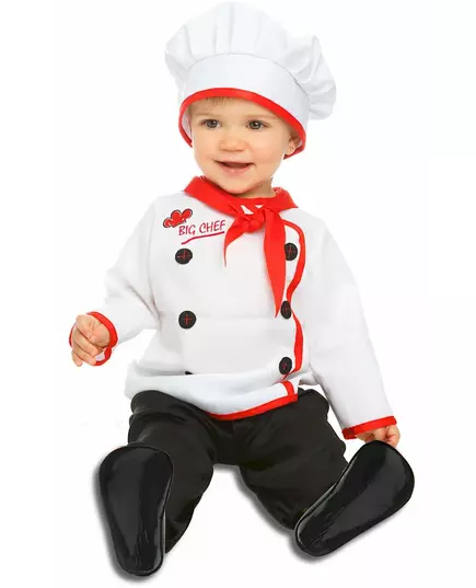 Liten kokkekostyme til babyen, Størrelse: 1–2 år (80–92 cm)