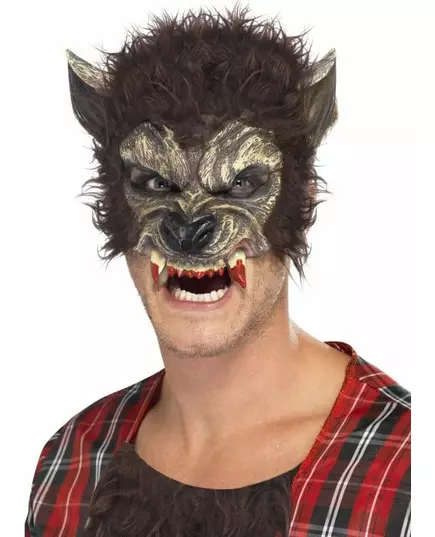 Halvmaske for varulver for voksne