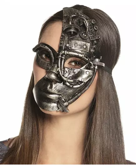 Steampunk robot halvmaske for kvinner