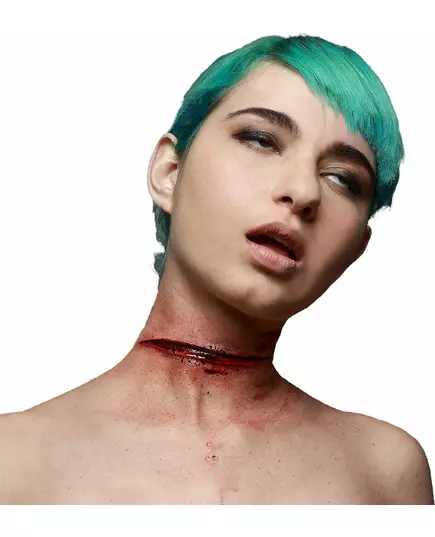 Fake Slit Throat Injury Adult Halloween