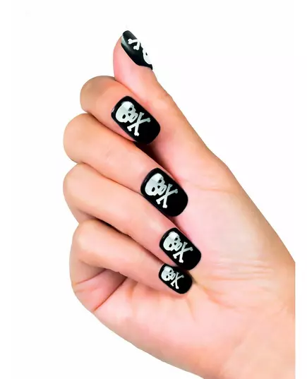 Pirate woman adhesive false nails