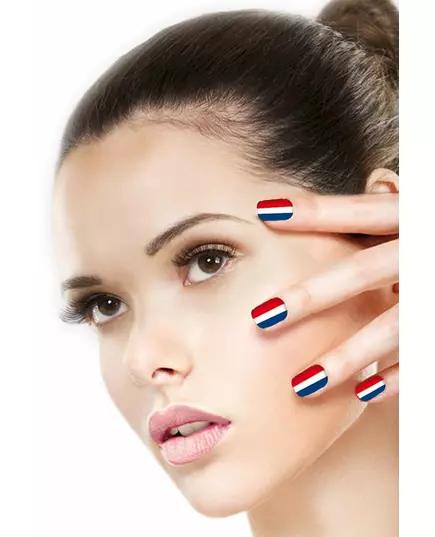 False nails for women supporting France