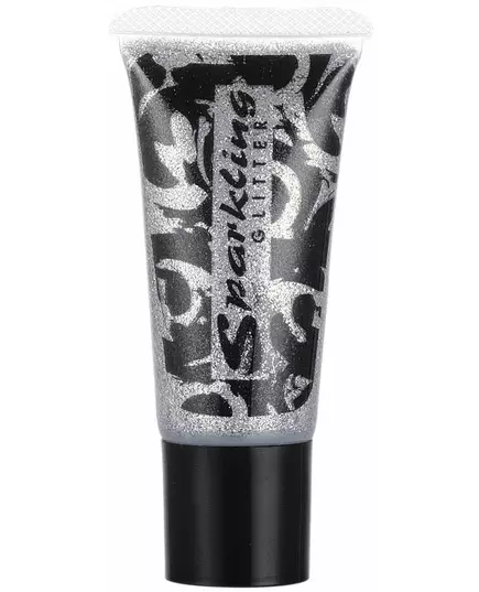 Silver glitter gel