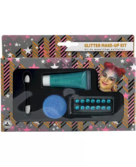 Blue Glitter Makeup Kit