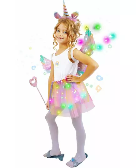 Luminous unicorn costume kit for girls