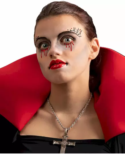 Sminkesett for voksne med glitter og vampyrer
