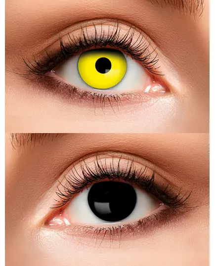 Yellow and black duo lenses for adults