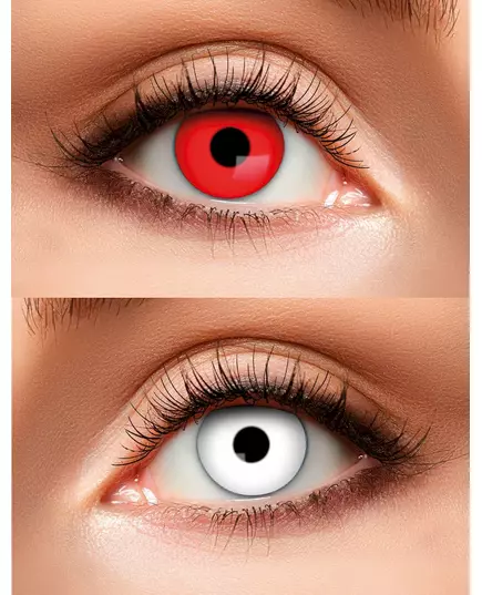 Adult red and black duo lenses