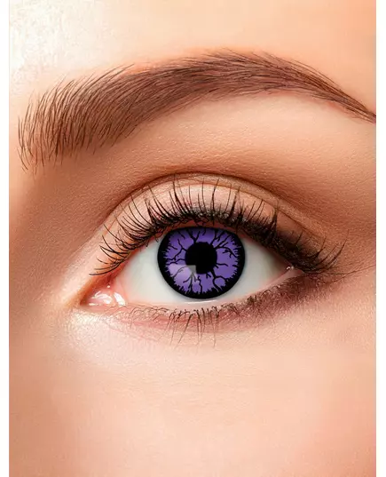Adult purple monster fancy contact lenses