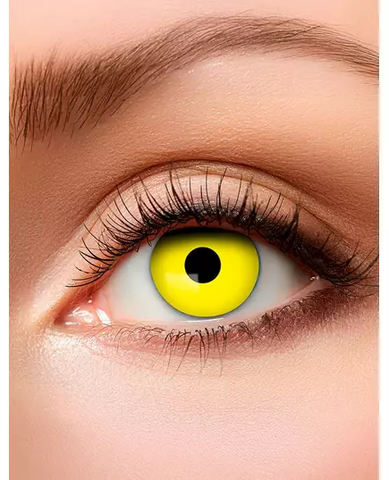 Yellow eye fancy contact lenses for adults