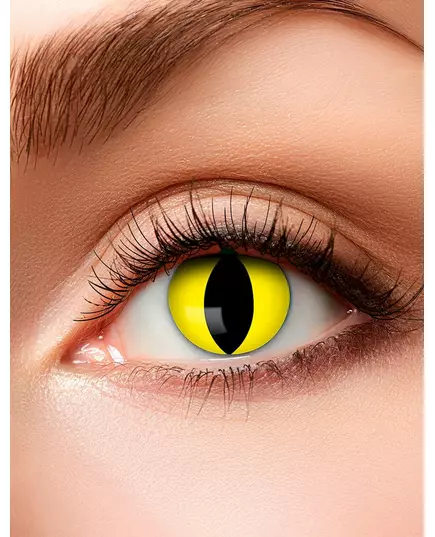 Gule Reptile Eye Fancy kontaktlinser for voksne