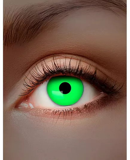 Green UV fancy lenses for adults 1 month