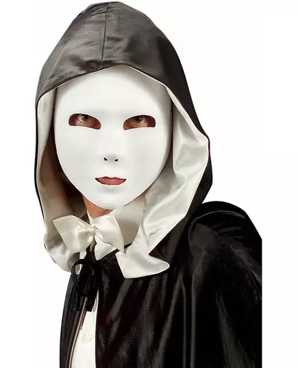 Hvit maske for voksne
