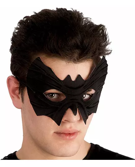 Flaggermusmaske i stoff med relieffer for voksne