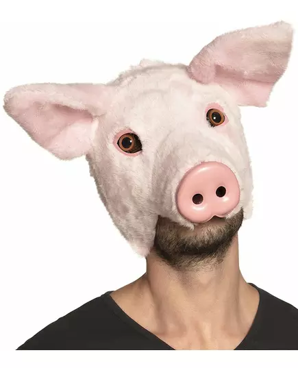 Adult plush pig mask