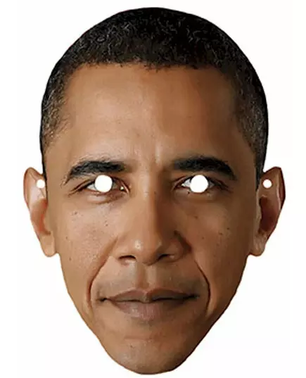 Barack Obama-maske av papp