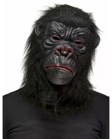 Svart gorillamaske for voksne